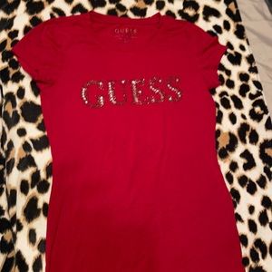 Women’s used guess tee shirt size small